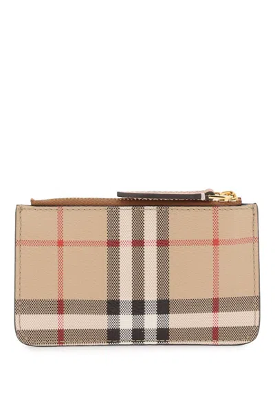 Shop Burberry Wallets In Checked