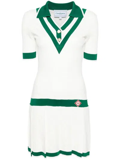 Shop Casablanca 'tennis' Mini Dress In White