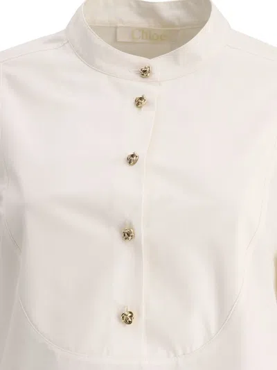 Shop Chloé Shirt In Beige