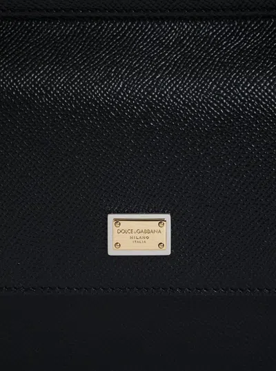 Shop Dolce & Gabbana "sicily" Handbag In Black