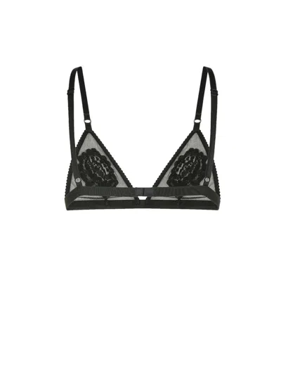 Shop Dolce & Gabbana Bra In Black