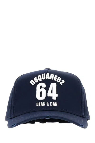 Shop Dsquared2 Hats In Blue