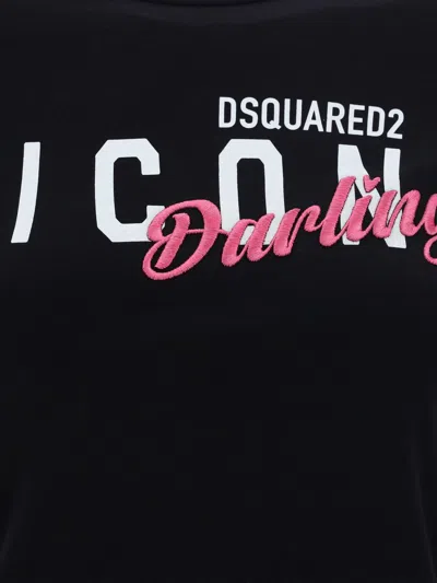 Shop Dsquared2 Slogan Motif T-shirt In 900