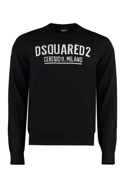 Shop Dsquared2 Ceresio 9 Cool Cotton Sweater In Black