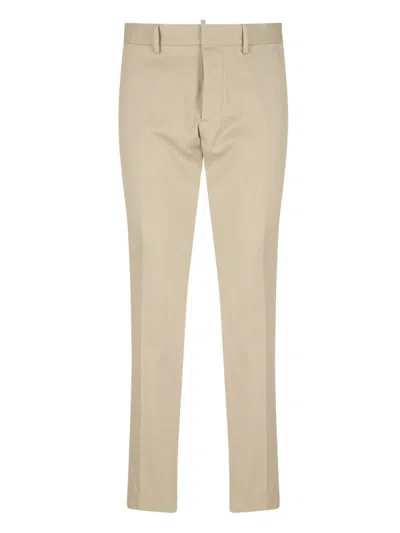 Shop Dsquared2 Trousers In Beige