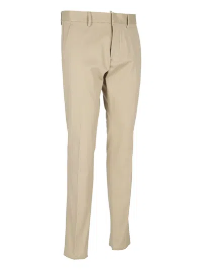 Shop Dsquared2 Trousers In Beige