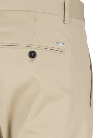 Shop Dsquared2 Trousers In Beige