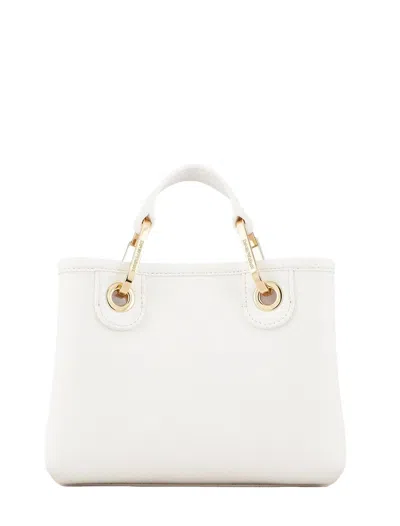 Shop Ea7 Emporio Armani Myea Mini Shopping Bag In White