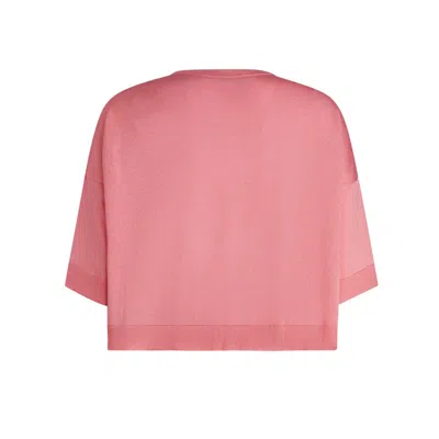 Shop Etro Raspberry Pink Top With Floral Print In X0860
