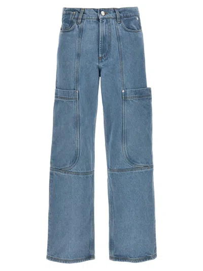 Shop Gcds 'denim Ultrapocket' Jeans In Blue