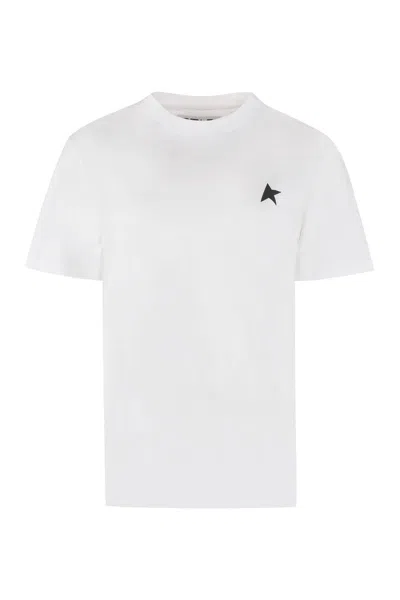 Shop Golden Goose Star T-shirt Clothing In White