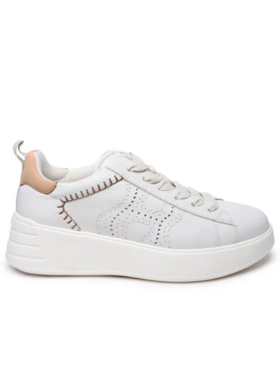 Shop Hogan 'rebel H564' Sneakers In White