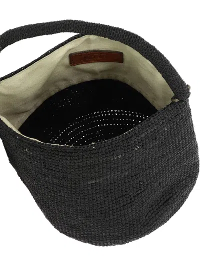 Shop Ibeliv "siny" Handbag In Black