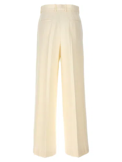 Shop Jil Sander '61' Trousers In White