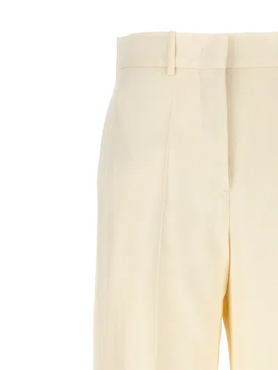 Shop Jil Sander '61' Trousers In White