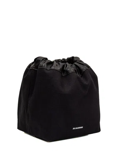 Shop Jil Sander Bucket Bags In Black