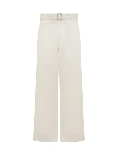 Shop Jil Sander Pants In White