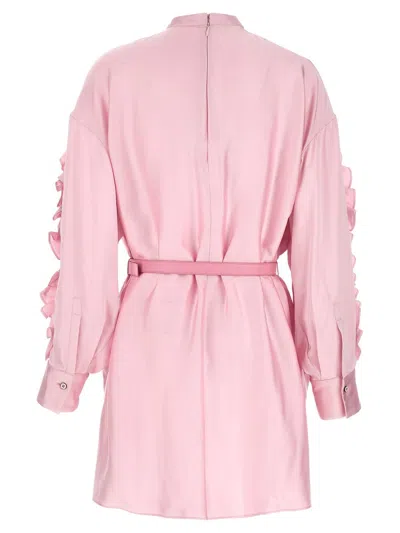 Shop Jil Sander Pink Viscose Dress
