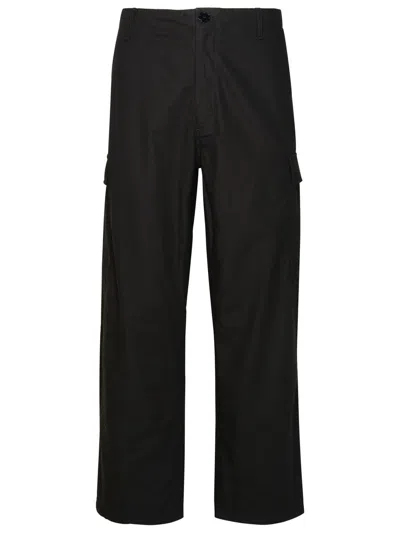 Shop Kenzo Cargo Pants Workear In Black