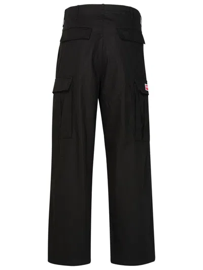 Shop Kenzo Cargo Pants Workear In Black