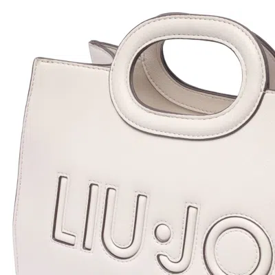 Shop Liu •jo Liu Jo Logo Detail Bag In Grey