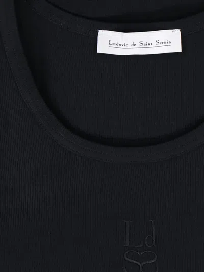 Shop Ludovic De Saint Sernin Top In Black