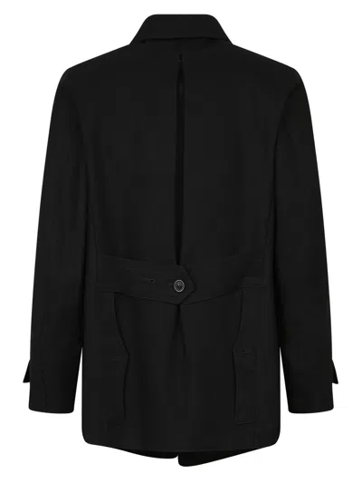 Shop Maison Margiela Three-quarter Coats In Black