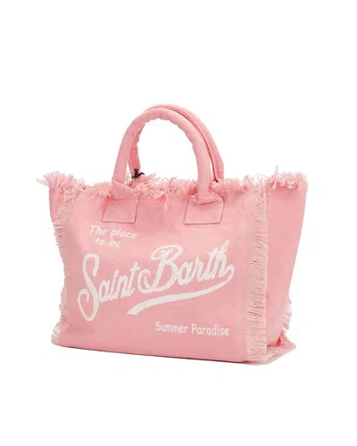 Shop Mc2 Saint Barth Shoulder Bag In Rose