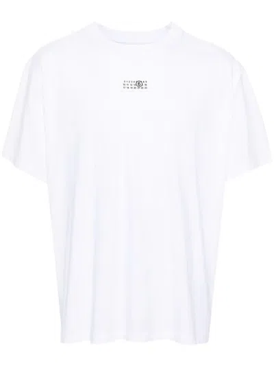 Shop Mm6 Maison Margiela T-shirt Clothing In White