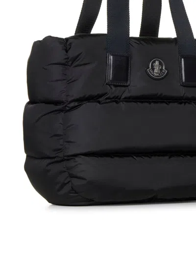 Shop Moncler Tote Bags In Black
