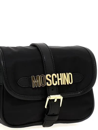Shop Moschino Black Nylon Bag