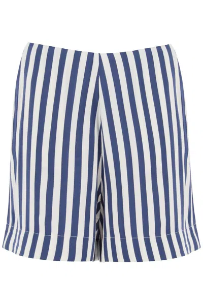 Shop Mvp Wardrobe Shorts In Creamdeepblue