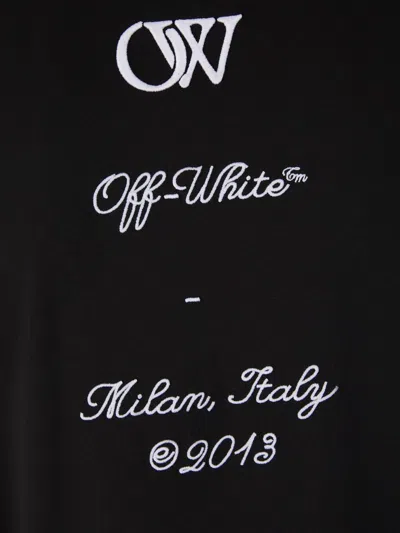 Shop Off-white 23 Embroidered T-shirt In Black White