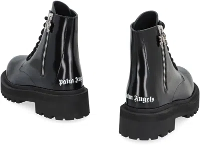 Shop Palm Angels Boots Shoes In Black