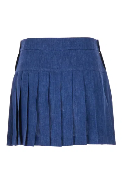 Shop Palm Angels Skirts In Blue