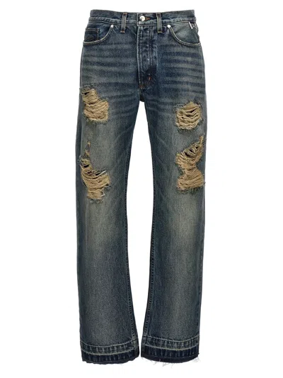 Shop Rhude Jeans In Blue