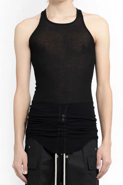 Shop Rick Owens 'basic Rib' Tank Top In Black