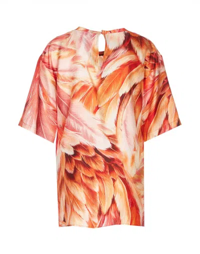 Shop Roberto Cavalli T-shirts And Polos In Orange