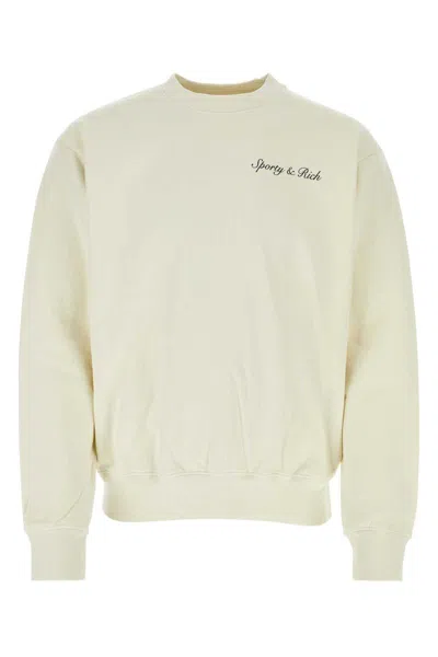 Shop Sporty And Rich Sporty & Rich Sweatshirts In White
