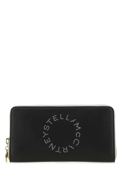 Stella Mccartney Black Alter Mat Wallet In Black