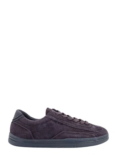 Shop Stone Island Suede Trainers In Grey