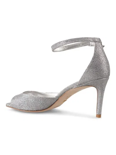 Stuart Weitzman Nudistia 75 Sandal In Silver