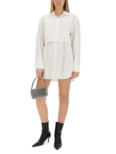 Shop Alexander Wang T T By Alexander Wang Dress In White