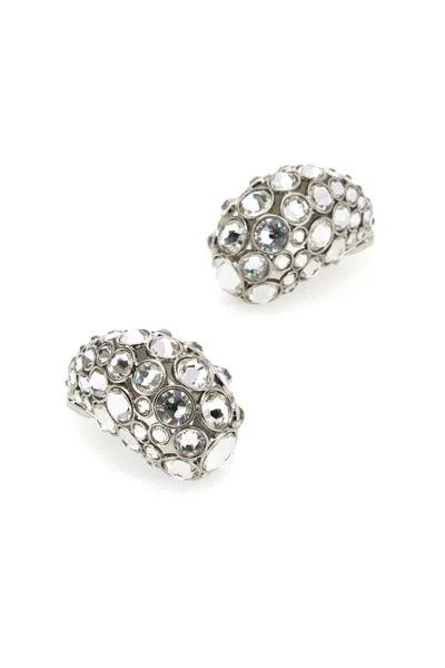 Shop Valentino Garavani Earrings In Silver