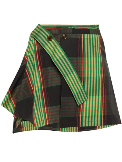 Shop Vivienne Westwood 'meghan Kilt' Skirt In Combat Tartan