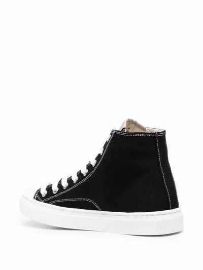 Shop Vivienne Westwood 'plimsoll' Sneakers In Black