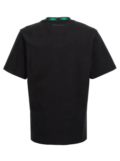 Shop Wales Bonner Logo Cotton T-shirt In Black