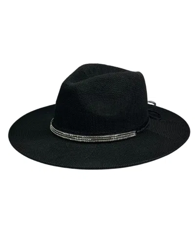 Marcus Adler Packable Panama Hat In Black