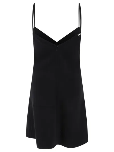 Courrèges Courreges Short Ellipse Dress In Black