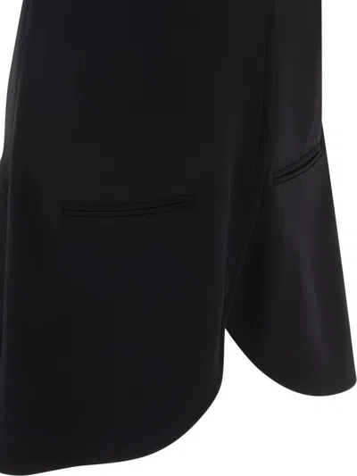 Courrèges Courreges Short Ellipse Dress In Black